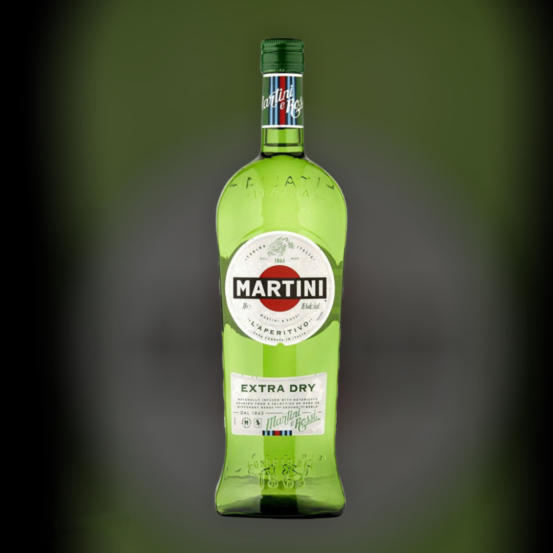 Вермут Martini Extra Dry, біле сухе 18% 0,5 л