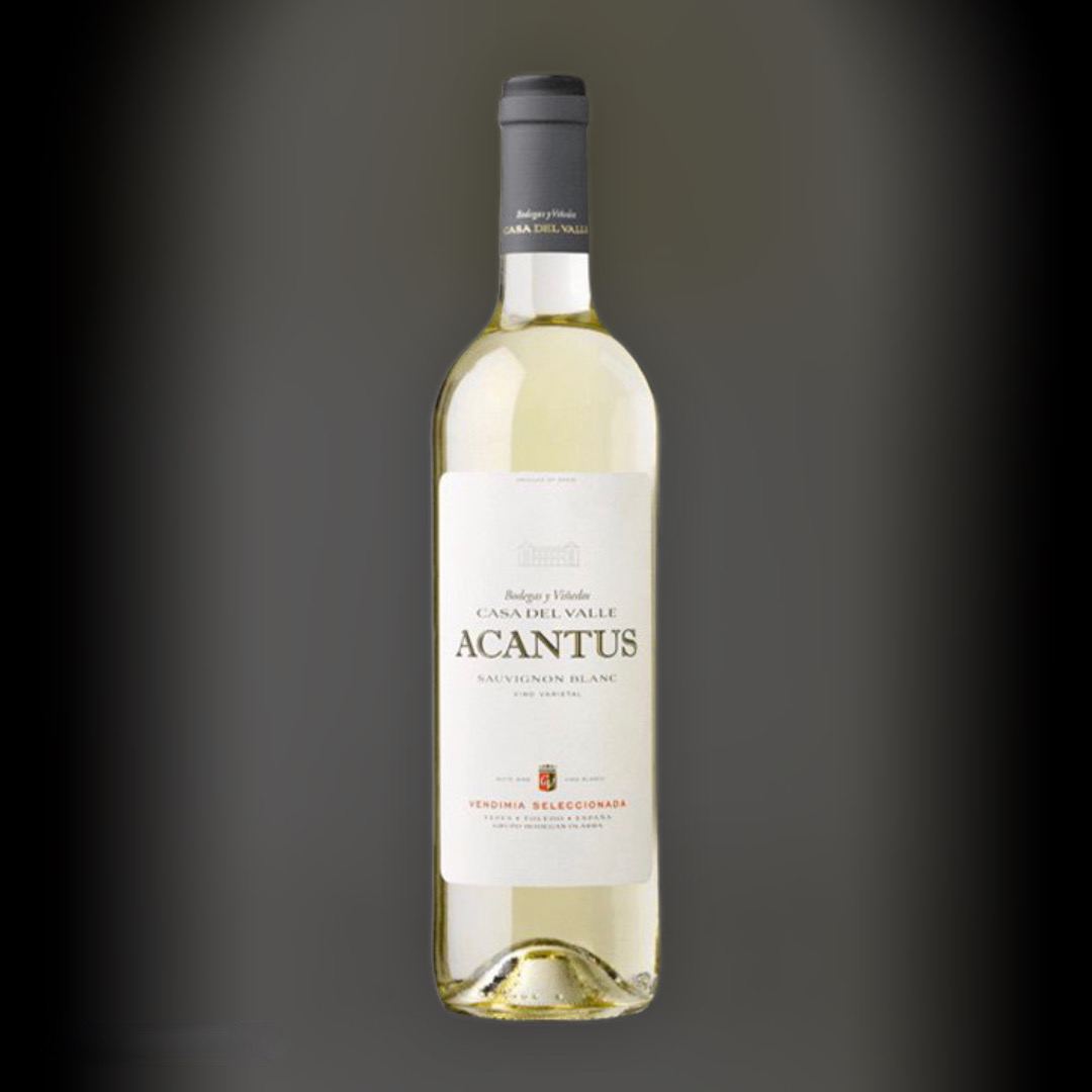 Вино Acantus Sauvignon Blanc біле сухе 11,5% Іспанія 0,75 л