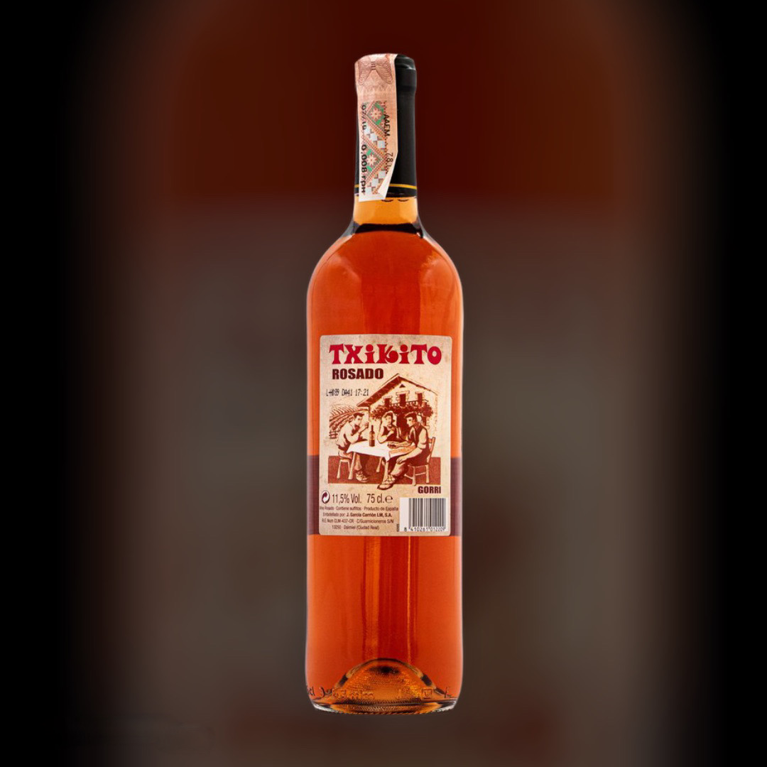 Вино Txikito Rose рожеве сухе 11,5% Іспанія 0,75 л